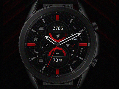 Sixth Element (Carbon) - Watch Face