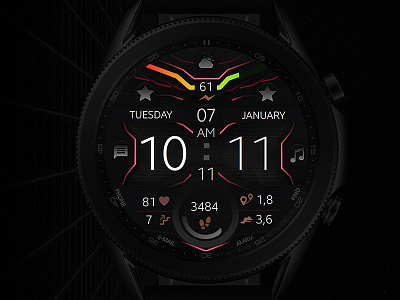 Dream 48 - Watch Face active classic design digital electronics galaxy watch galaxywatch gears3 graphic design illustration samsung smart smartwatch sport tech technology watch watchface wearable wearable tech