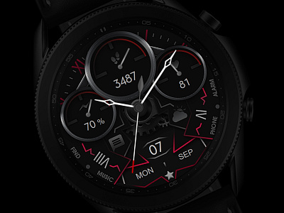 Dream 52 - Metallic Watch Face active classic design digital electronics galaxy watch galaxywatch gears graphic design illustration metallic samsung smart smartwatch sport tech technology watch watchface wearable