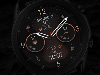 Futuristic and Elegant Watch Face