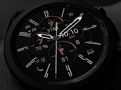 Modern and Industrial Watch Face design digital electronics galaxy watch galaxywatch3 graphic design illustration industrial modern samsung smart smartwatch tech technology ui watch watchface wearable