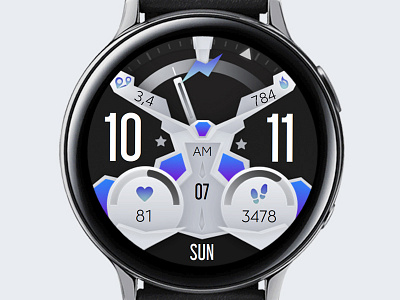 Grey Watch Face