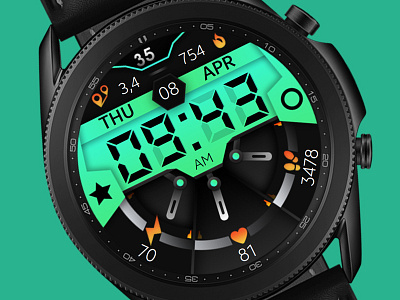 Green Watch Face