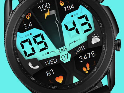 Digital Watch Face