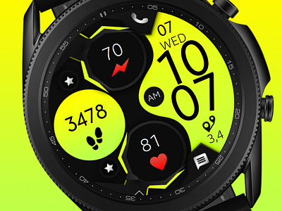 Yellow Watch Face