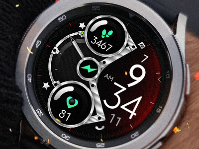 Metal Watch Face - Wear OS