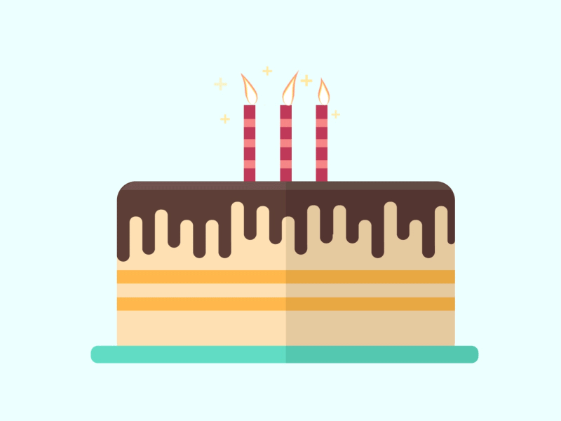 Birthday Cake by Monkey's Dream on Dribbble