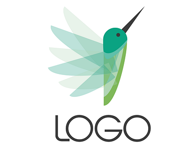 Hummingbird Logo bird bird logo flat design flat logo fly logo graphic design hummingbird hummingbird logo illustrator logo logo tutorial minimal logo vector