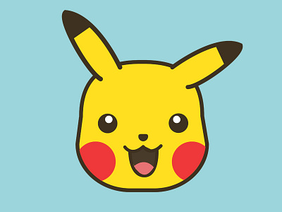 Pikachu cartoon illustrator flat design tutorial graphic tutorial illustrator tutorial pikachu illustrator tutorial pikachu vector pokemon illustrator tutorial
