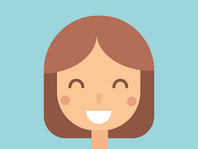 Smile :) face illustrator tutorial female face vector flat design illustrator flat design tutorial flower flat graphic tutorial how to draw a face how to draw a face tutorial how to draw a person illustrator tutorial