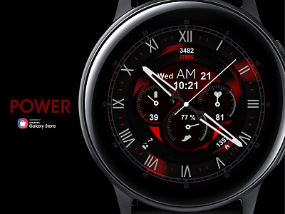Power - Watch Face active classic design galaxy watch gears3 graphic design samsung smartwatch technology watch watchface wearable wearable tech