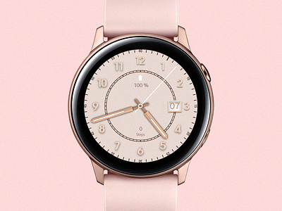 Rose Gold - Watch Face active classic design galaxy watch gears3 graphic design samsung smartwatch technology watch watchface wearable wearable tech