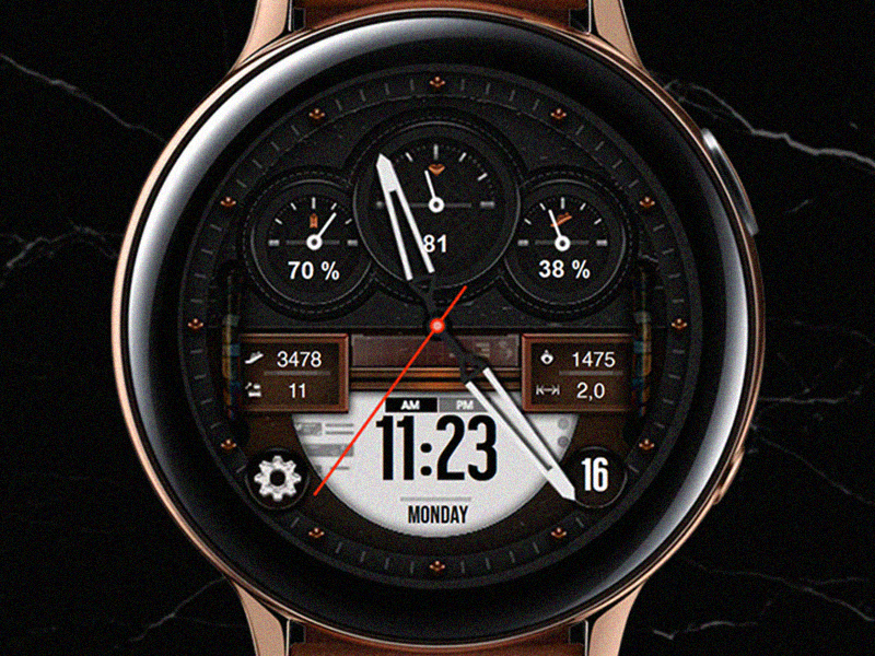 Elemental watch in english. Watch face Design. 11 Element часы.