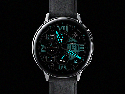 Major - Watch Face (AOD) active classic design galaxy watch gears3 graphic design samsung smartwatch technology watch watchface wearable wearable tech