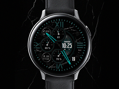 Glamour (AOD) - Watch Face active classic design galaxy watch gears3 graphic design samsung smartwatch technology ui watch watchface wearable wearable tech