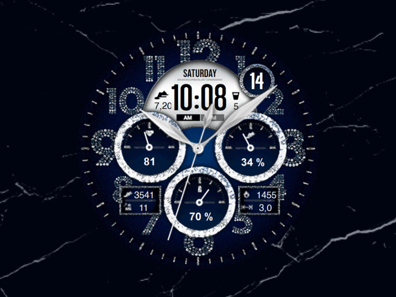 Luxury - Watch Face active classic design diamond galaxy watch gears3 graphic design luxury samsung smartwatch technology ui watch watchface wearable wearable tech