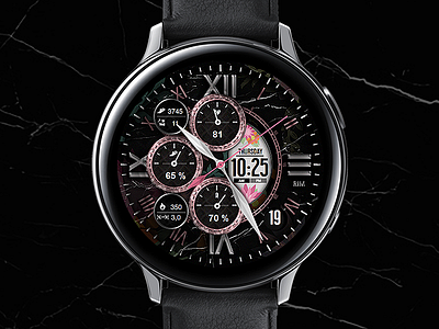 Glamour - Watch Face active classic design digital electronics galaxtwatch galaxy watch gears3 graphic design illustration samsung screen smart smartwatch tech technology watch watchface wearable wearable tech