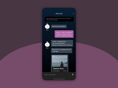Direct Messaging - Daily UI dailyui dailyui013 dailyuichallenge directmessaging message mindtherapy