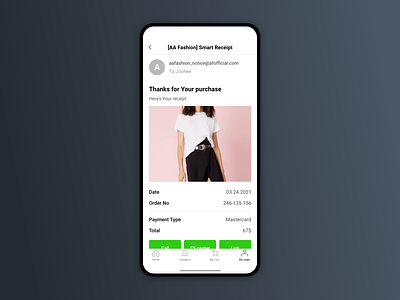 Email Receipt - Daily UI