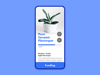 Crowdfunding Campaign - Daily UI dailyui dailyuichallenge