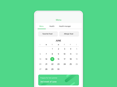 Calendar - Daily UI by jooni on Dribbble