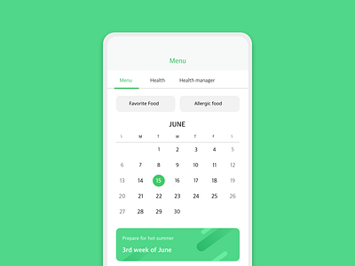 Calendar - Daily UI calendar dailyui dailyuichallenge