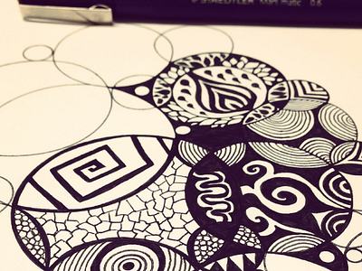 Tribal Illustration Process Phase 1