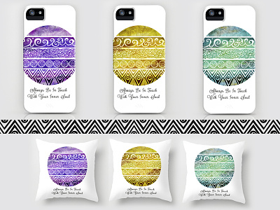 Tribal Evolution Series Products art circles ethnic inspirational iphone iphone case multicolor my quotes nature elements nature pattern pillow case society6 throw pillows tribal
