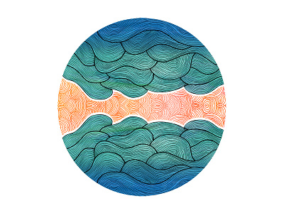 Ocean Flow Illustration