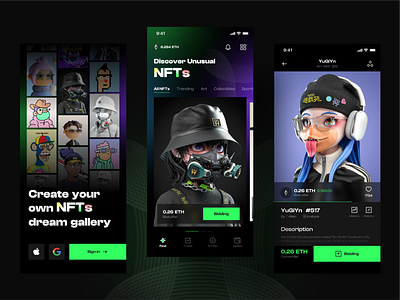 NFT Marketplace App.