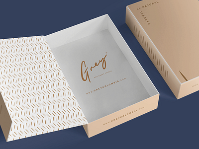 Grey artdirection box design branding creativity design grey illustration logo package design packaging packaging design type typography