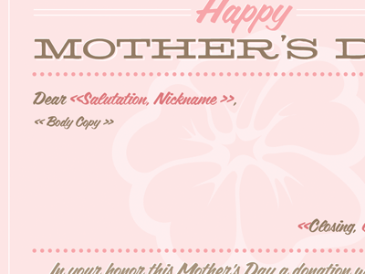 Mothers Day Card Inside brown coffee service cure flower mcm hellenic mothers day campaign pink print card