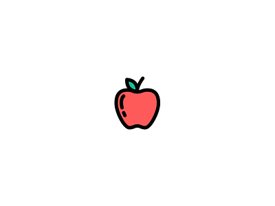 apple illustration apple flat icon illustration line