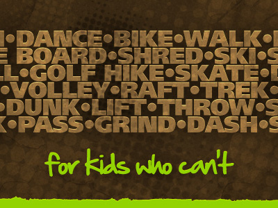 for kids who can't brown contrast cure international dark dirt disabled children green lime t shirt design