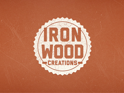 Iron Wood red version liberator logo red vintage