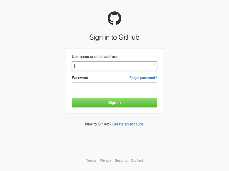  GitHub Login  and auth screens by Joel Glovier Dribbble 