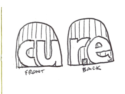 CURE hat idea apparel beanie cure international cure.org product design sketch skullie stocking hat