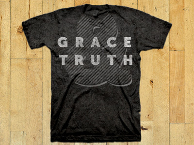 Grace & Truth Tee apparel design black grace museo sans truth