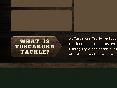 About teaser dark interface tuscarora tackle wood