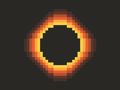Solar Eclipse t-shirt design illustration pixel pixel art solar eclipse t-shirt