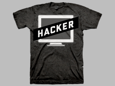 Hacker Tee Mockup hacker t shirt