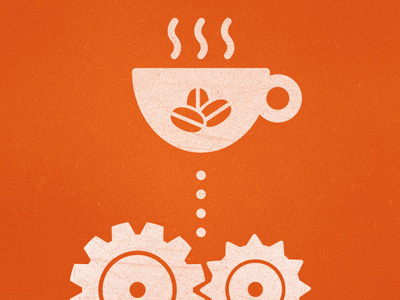 Programmer's adage bean code coffee gear illustration machine programmers wallpaper