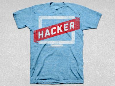 Hacker Tee (blue)