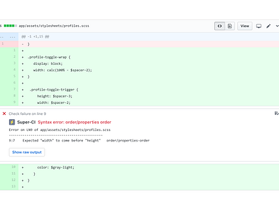 GitHub Checks API user interface design by Joel Glovier for GitHub on ...