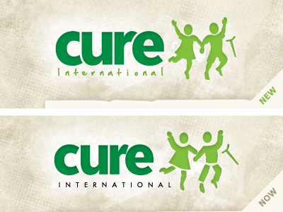 CURE Logo Revisions branding cure cure international homepage logo