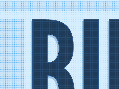 Build Close Up blue fun grid pixel pattern wallpaper
