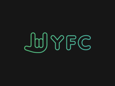 YFC logo draft variation icon identity logo youth for christ