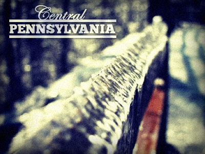 Central PA icy fence instagram pennsylvania