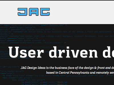 JAG.is site design