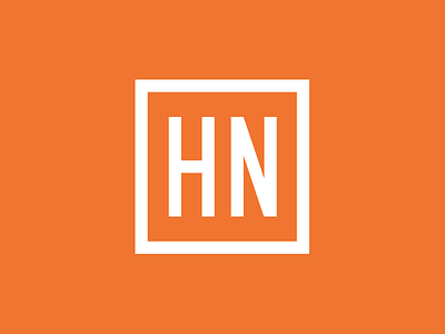 Hacker News logo concept boxed hacker news logo
